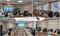  مراسم بزرگداشت سالروز شهادت شهید جمهور  آیت ا... رئیسی و شهدای خدمت  با حضور فرماندهان بسیج ادارات استان 