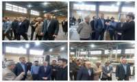 بازدید استاندار و مدیرعامل شرکت شهرک‌های صنعتی البرز از واحد های صنعتی شهرک صنعتی خوارزمی