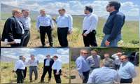 بازدید میدانی مسئولان برای شناسایی زمین احداث شهرک صنعتی طالقان