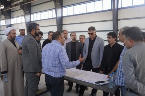 بازدید مدیرعامل شرکت شهرک‌های صنعتی استان البرز و مسئولان قضایی اشتهارد از تصفیه‌خانه شهرک صنعتی اشتهارد