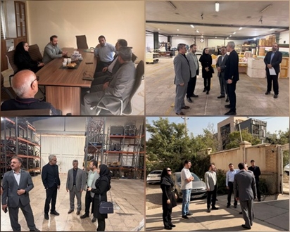 بازدید میدانی از واحدهای صنعتی آسیب‌دیده از جنگ در شهرک‌های صنعتی بهارستان و سپهر نظرآباد