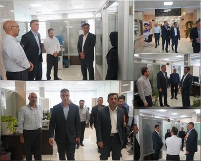 بازدید سرپرست معاونت هماهنگی امور اقتصادی استانداری البرز از ساختمان اداری‌ شرکت شهرک‌های صنعتی استان البرز
